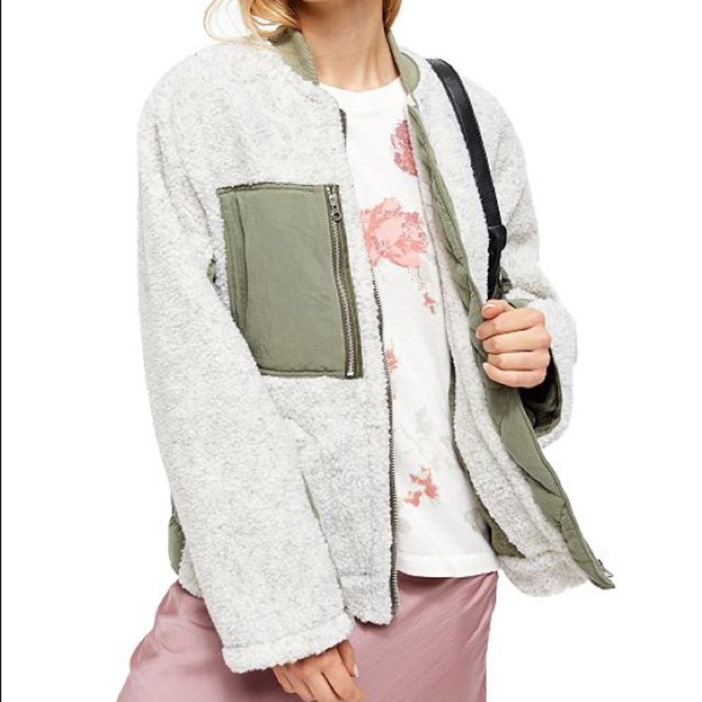 Free People Rivington Sherpa Jacket - S